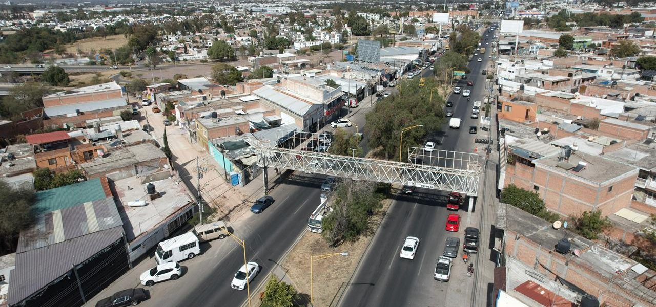 MUNICIPIO DE AGUASCALIENTES REALIZARÁ DESMONTAJE DE PUENTES PEATONALES EN AV. AGUASCALIENTES PONIENTE