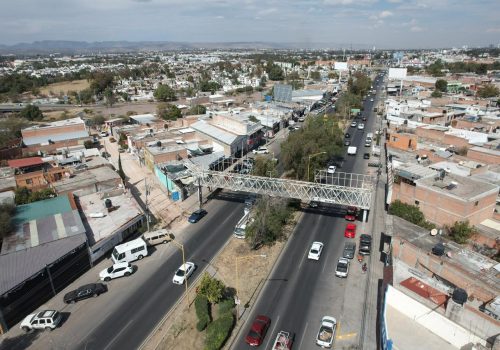 MUNICIPIO DE AGUASCALIENTES REALIZARÁ DESMONTAJE DE PUENTES PEATONALES EN AV. AGUASCALIENTES PONIENTE