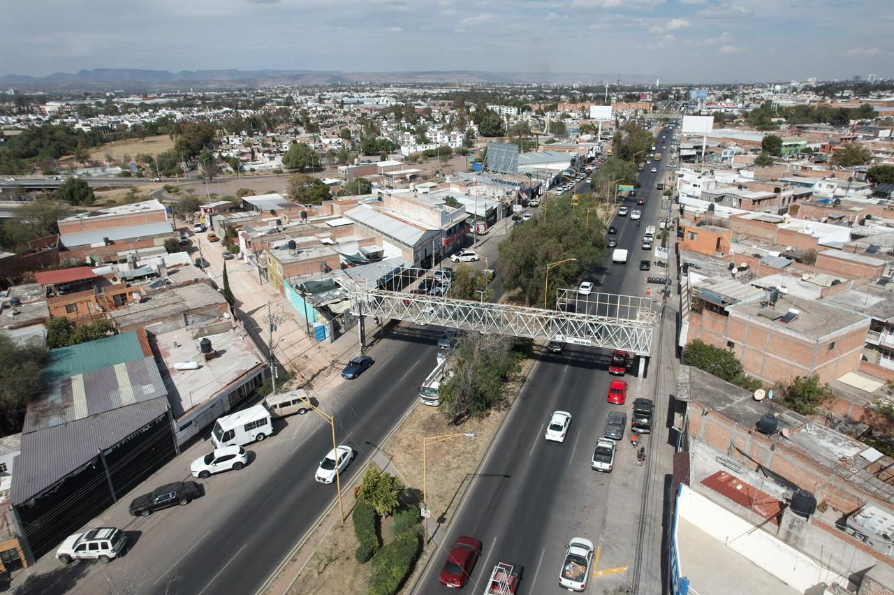 MUNICIPIO DE AGUASCALIENTES REALIZARÁ DESMONTAJE DE PUENTES PEATONALES EN AV. AGUASCALIENTES PONIENTE
