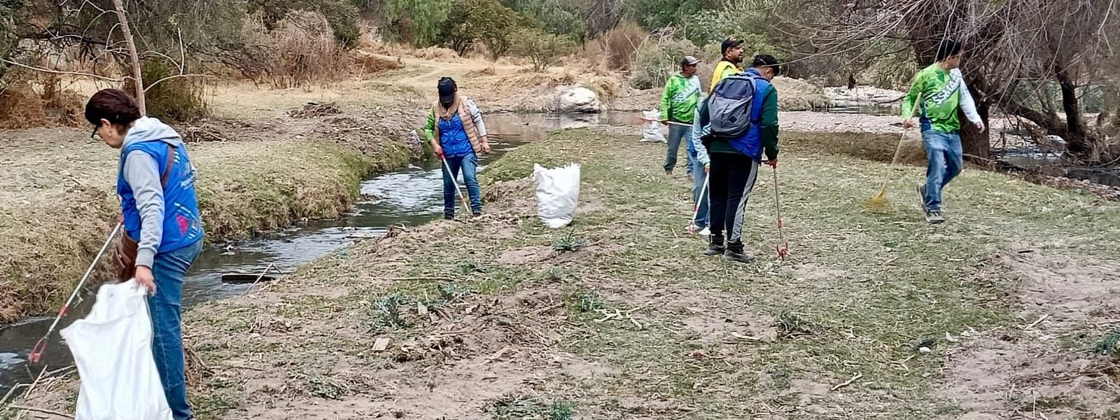 RETIRAN 40 TONELADAS DE BASURA EN JORNADA DE LIMPIEZA DEL RÍO SAN PEDRO