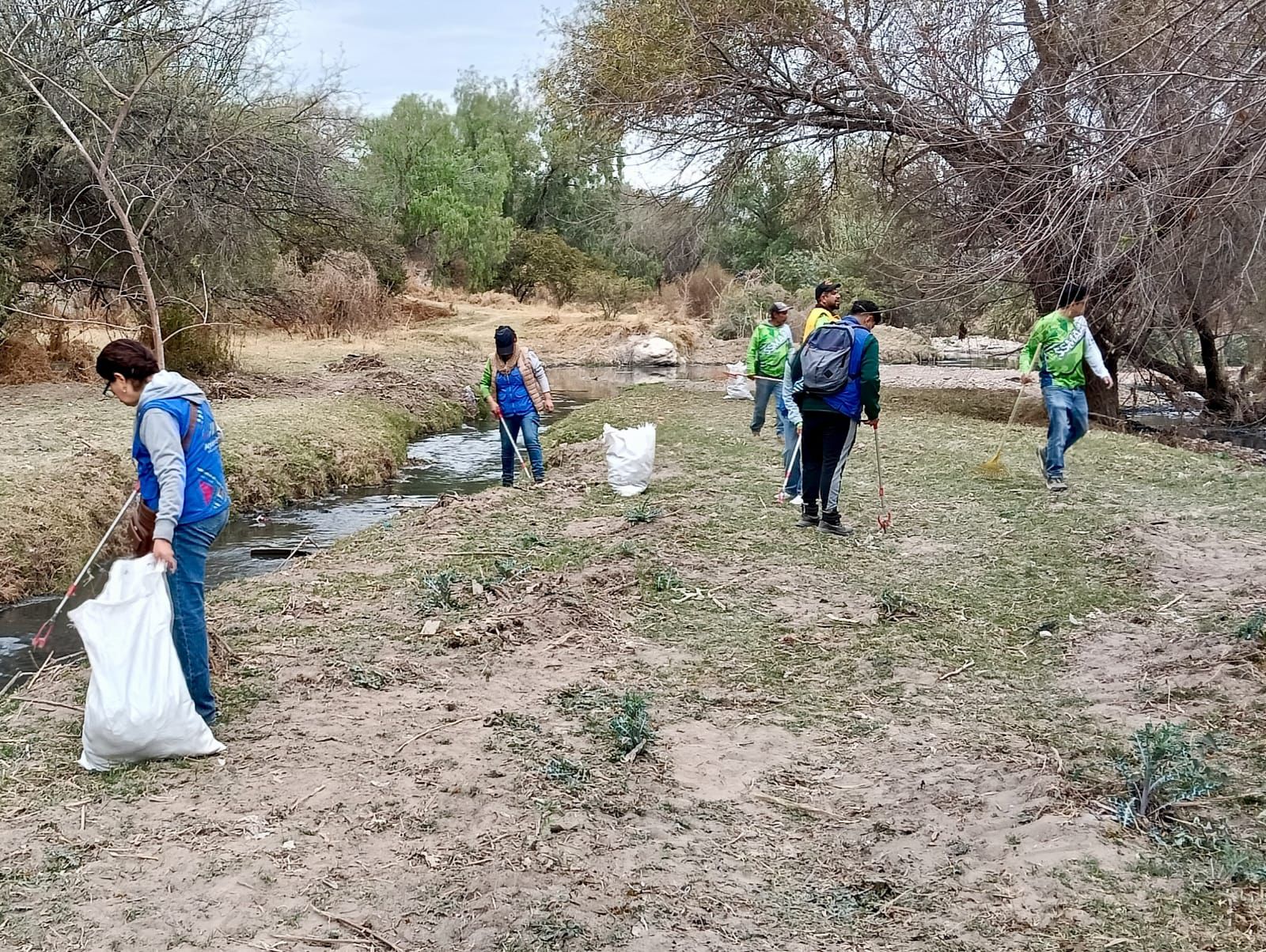 RETIRAN 40 TONELADAS DE BASURA EN JORNADA DE LIMPIEZA DEL RÍO SAN PEDRO